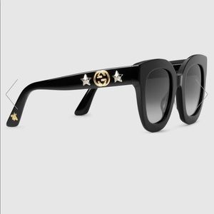 Gucci round-frame acetate sunglasses with star